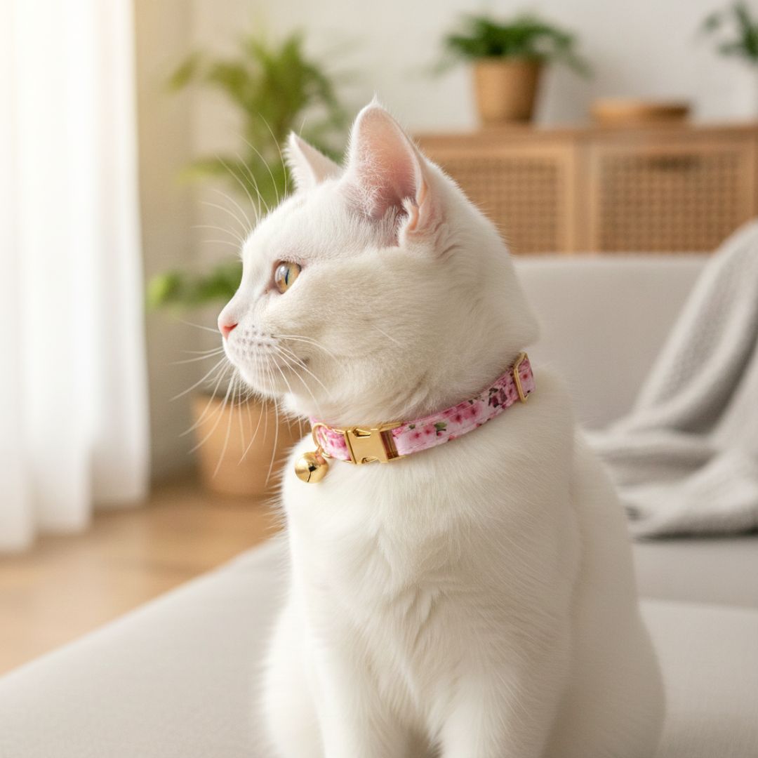 Floral Cat Collars from Wags4Whiskers Pet Supplies Store India