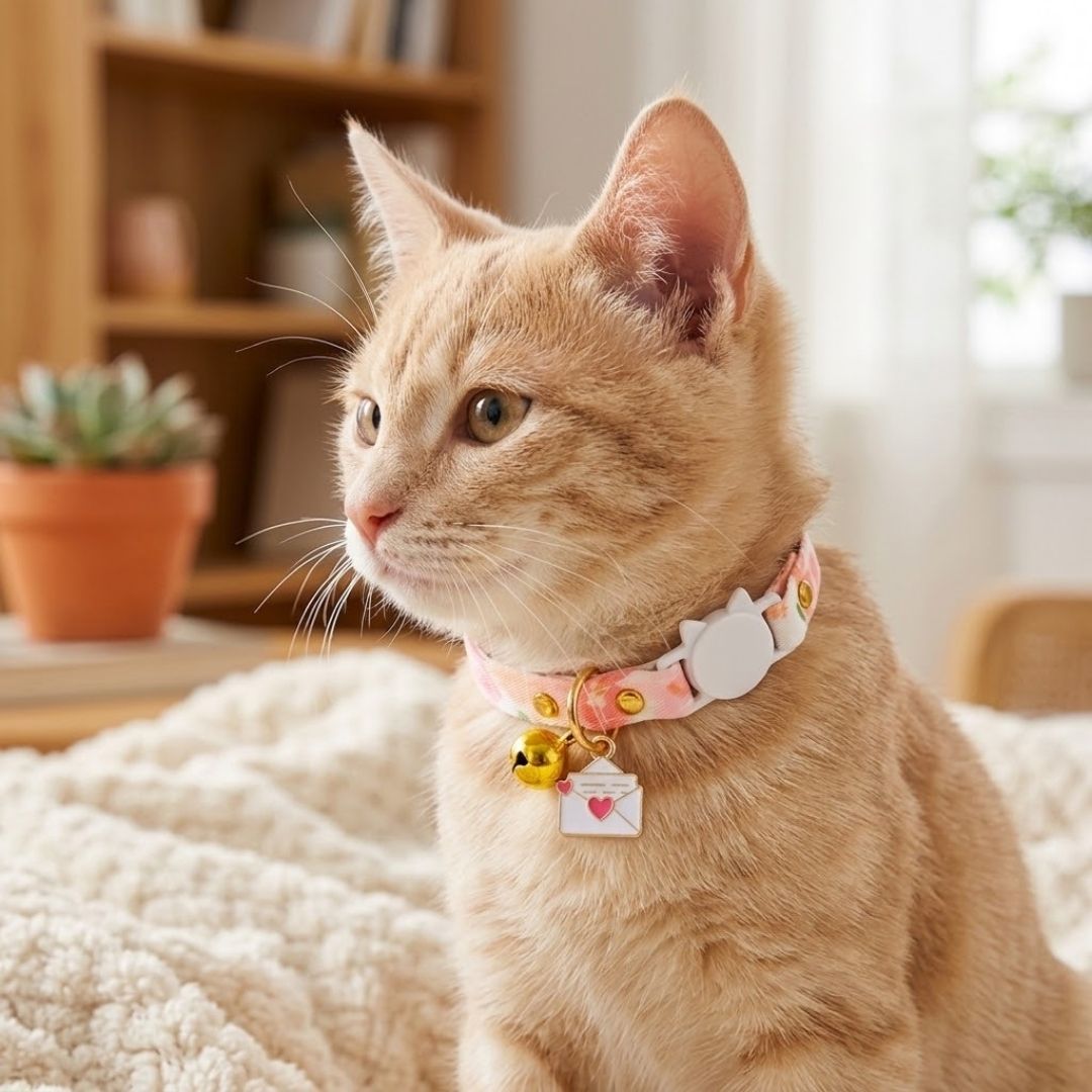 floral print cat collars from Wags4Whiskers Pet Supplies Store India