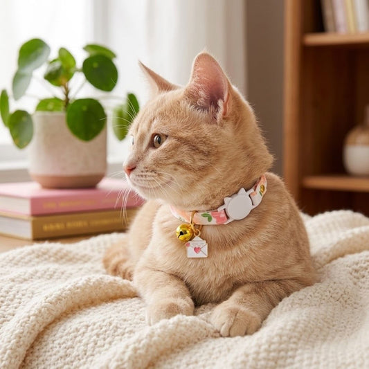 floral print cat collars from Wags4Whiskers Pet Supplies Store India