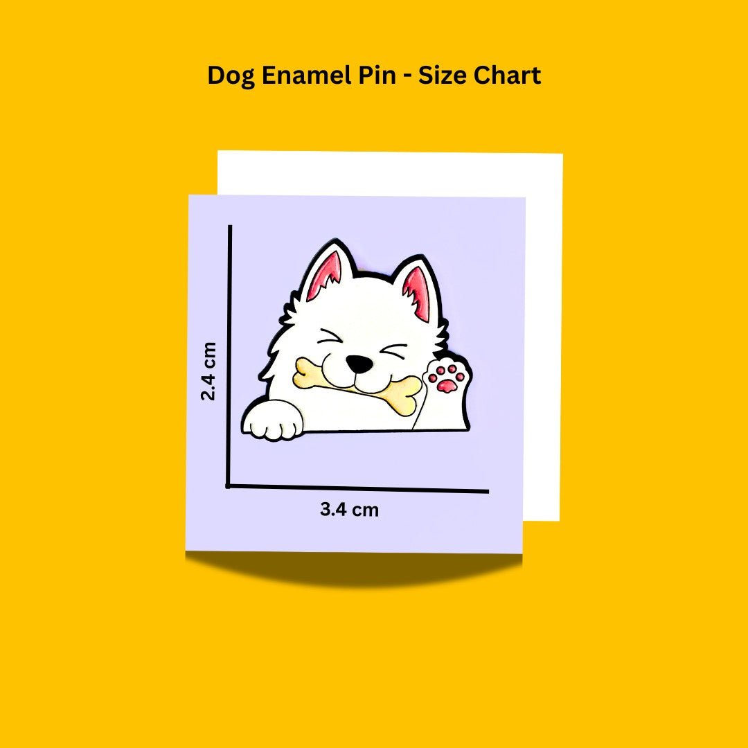 Dog Enamel Lapel Pins India from Wags4Whiskers Store