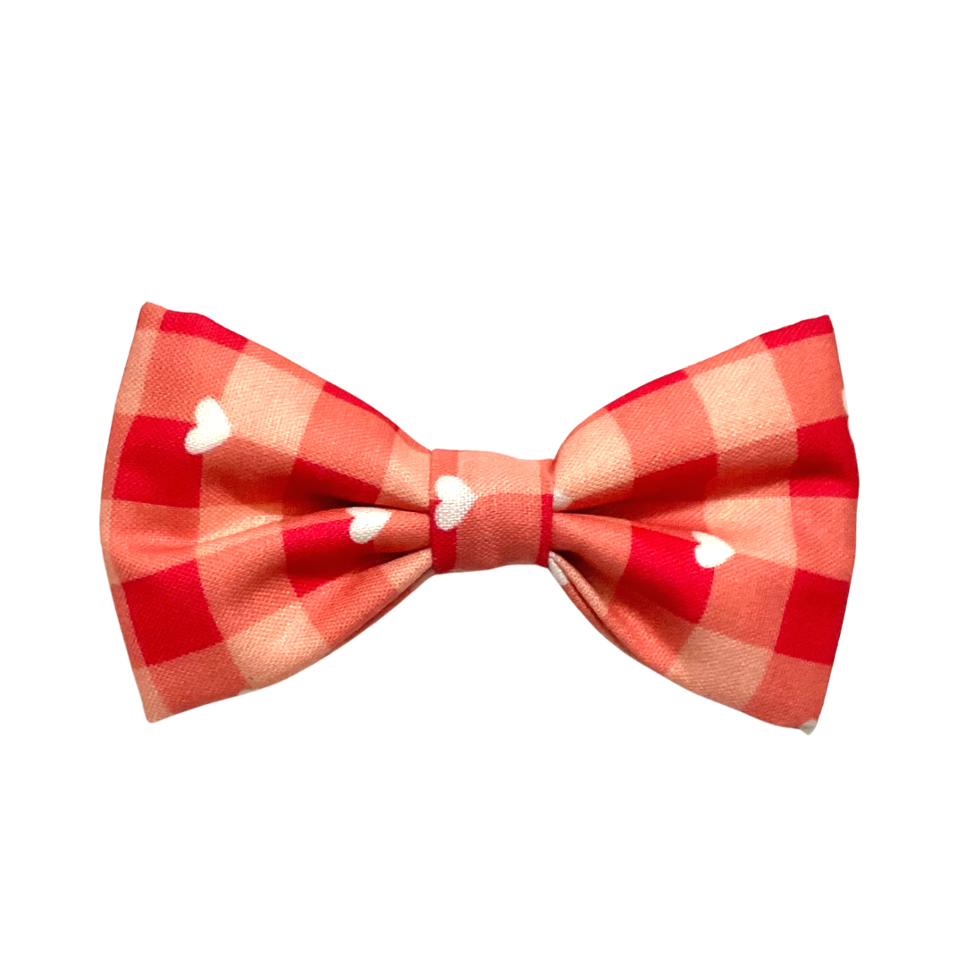 Red Hearts Bows from Wags4Whiskers Pet Supplies Store Online