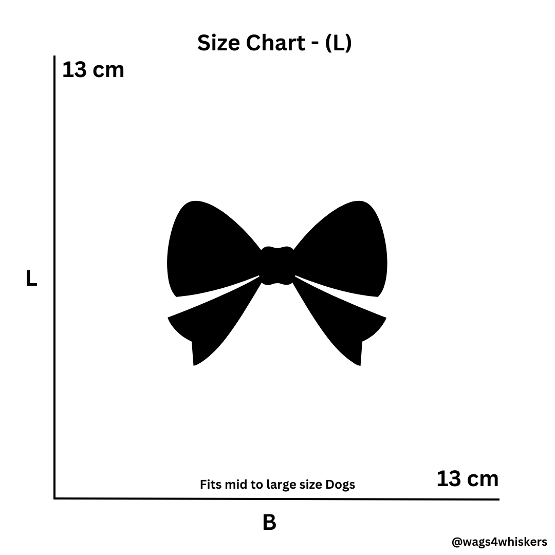 Sailor Bows Size Chart_wags4whiskers Pet Store