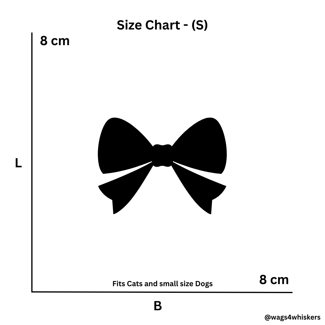 Sailor Bows Size Chart_wags4whiskers Pet Store