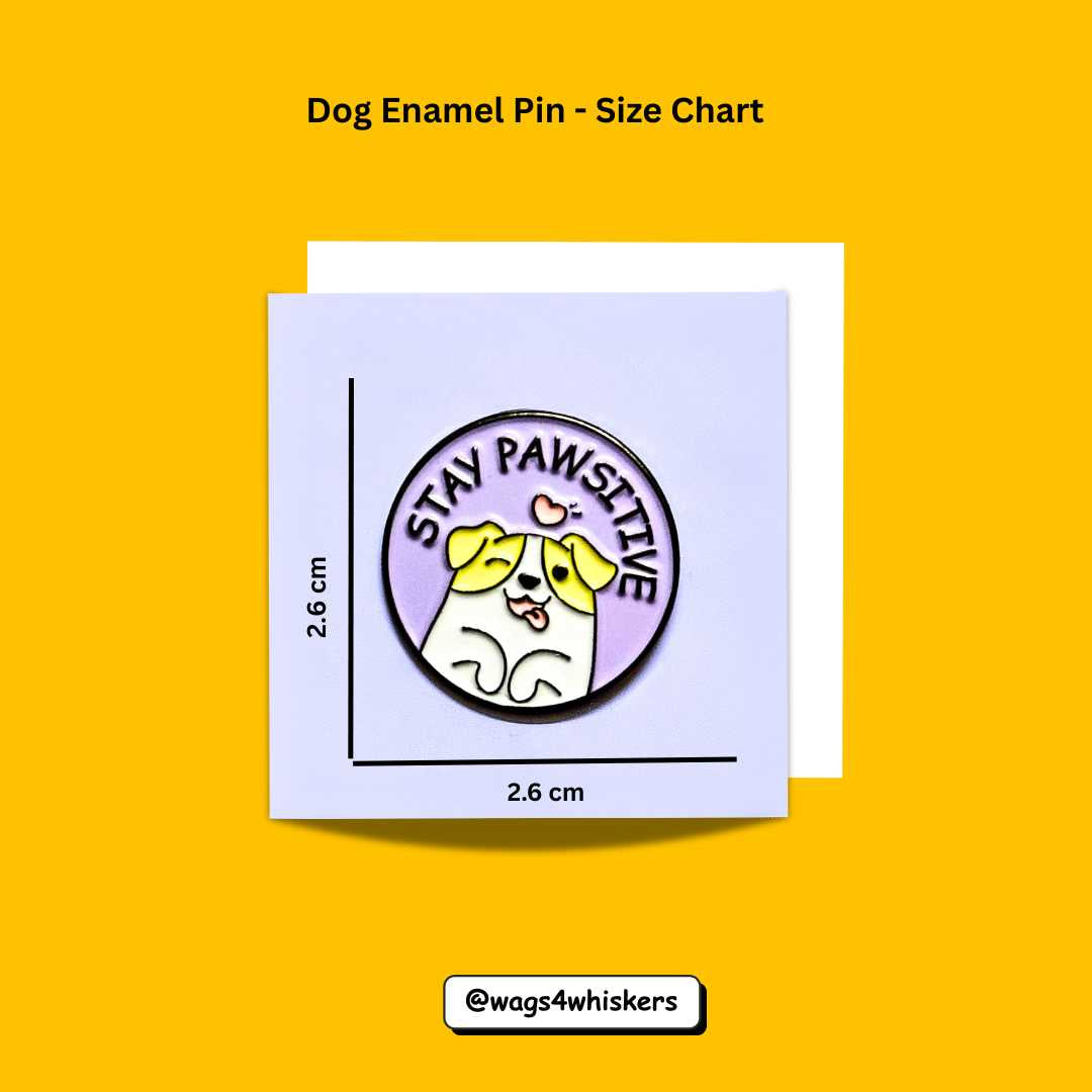 Dog Enamel Pins_ Size chart_ Wags4Whiskers India