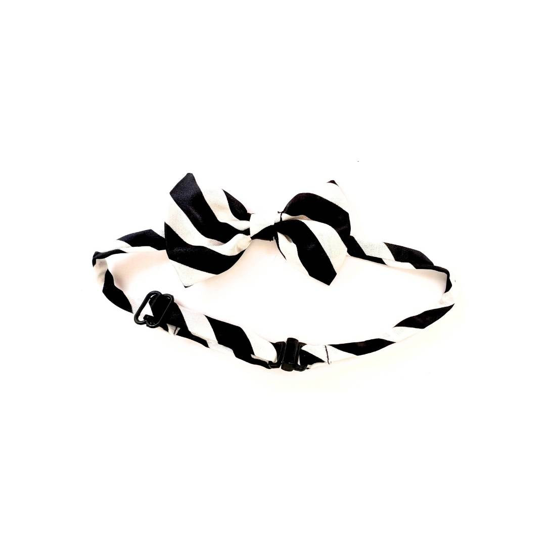 Striped Striped Cat Bow Ties from Wags4Whiskers Pet Accessories Shop India