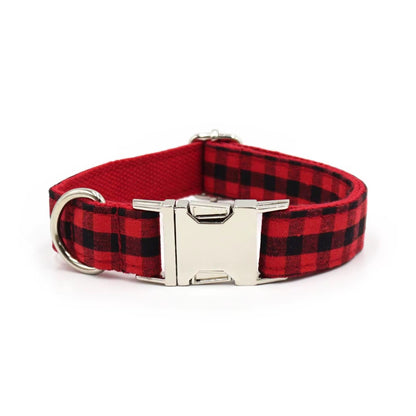Vintage Plaid Dog Collars