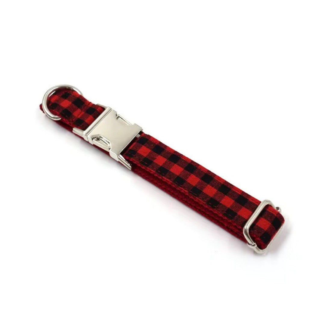 Vintage Plaid Dog Collars